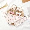 3 In 1 Baby Drooling Towel Cotton Printed Double Sided Triangle Towel Headband Set Waterproof Bibs, Style: DP069-2