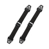 2pcs TV And Furniture Anti Tip Straps Baby Safety Lock Protection 2.5x80cm(Black)