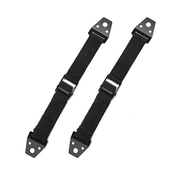 2pcs TV And Furniture Anti Tip Straps Baby Safety Lock Protection 2.5x80cm(Black)