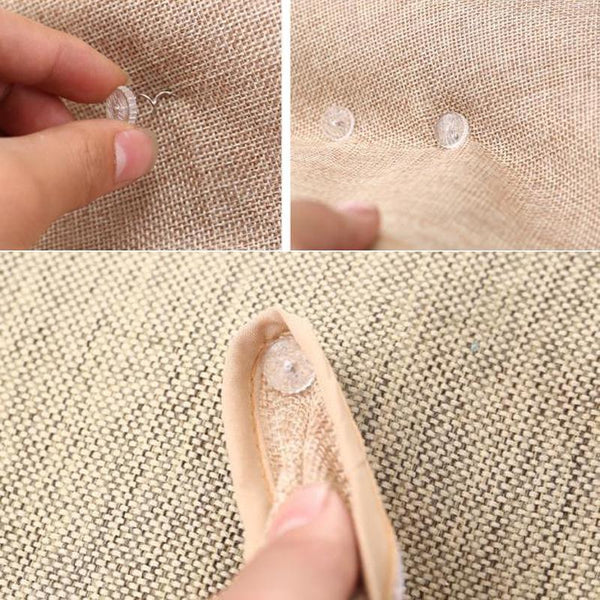 20pcs /Box Twist Nails Transparent Spiral Nails Sofa Cushion Bed Sheet Skirt Fixer(Round)