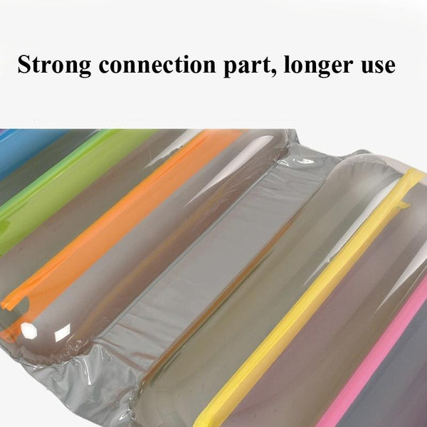 Water Sofa Bed Inflatable Floating Bed Water Recliner,Size:  135 x 105cm (Candy Lounger)