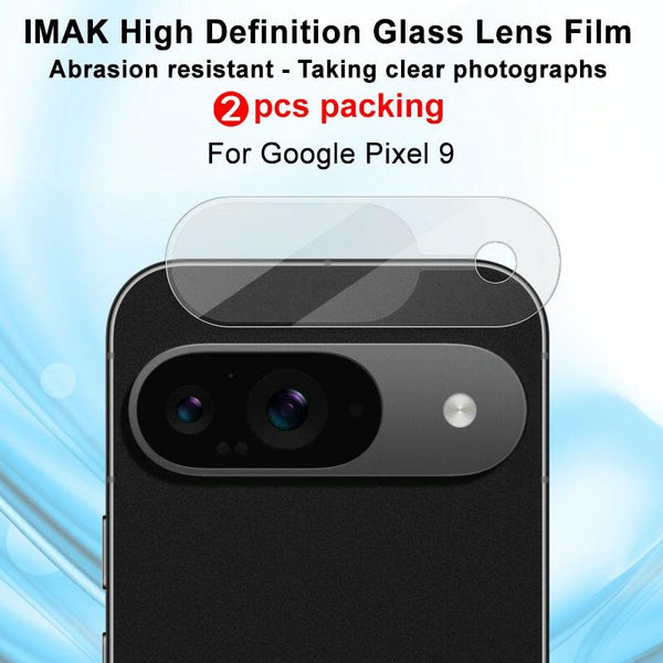 For Google Pixel 9 2pcs/Set imak HD Glass Rear Camera Lens Film