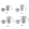 5pcs 100ml Folding DIY Epoxy Measuring Cup Silicone Mold Candle Plaster Glue Mixing Cup