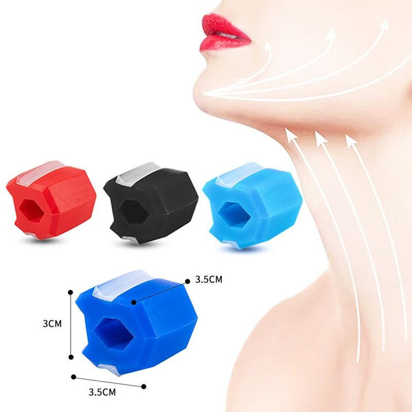 6th Generation Set Lanyard Shaping Masseter Training Ball Mandibular Trainer, Color Random Delivery