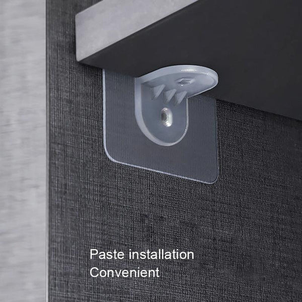 4pcs /Set Simple Firm Load Bearing Wardrobe Layered Partition Bracket, Size: Small 6cm