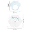 Baby Teething Stick Toys Childrens Silicone Bear Paw Bites With Storage Box(Pink)