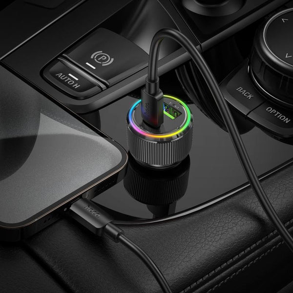 hoco NZ14A Guerrero PD20W + QC3.0 Dual-port USB Car Charger(Black)
