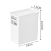 Household Laundry Detergent Storage Box Small Things Storage Organizer With Dust Cover, Specification: Medium