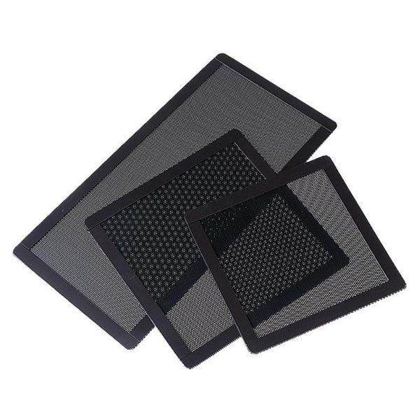 10pcs 14cm Punching Magnetic Suction PVC Cooling Fan Dust Net Desktop Computer Industrial Fan Filter Cover