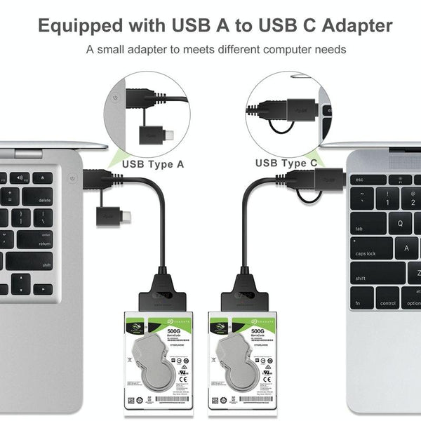 T10 USB3.1 To SATA Easy Drive Cable Hard Drive Adapter Cable