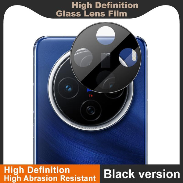 For vivo X200 IMAK Rear Camera Lens Glass Film Black Version