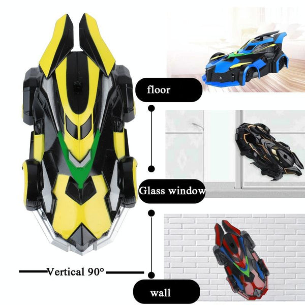 MX-08 1:24 Remote Controlling Wall Climbing Stunt Car Charging Children Drift Toy Car(Black)