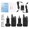 1 Pair RETEVIS RT622 EU Frequency 400-480MHz 16CHS Two Way Radio Handheld Walkie Talkie, EU Plug(Black)