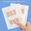 Non-woven Elastic Tape Bandage Patch Two Way Zipper Skin Latch Pull Tight Self-Adhesive Bandage Patch, Color: White 2 Buckles