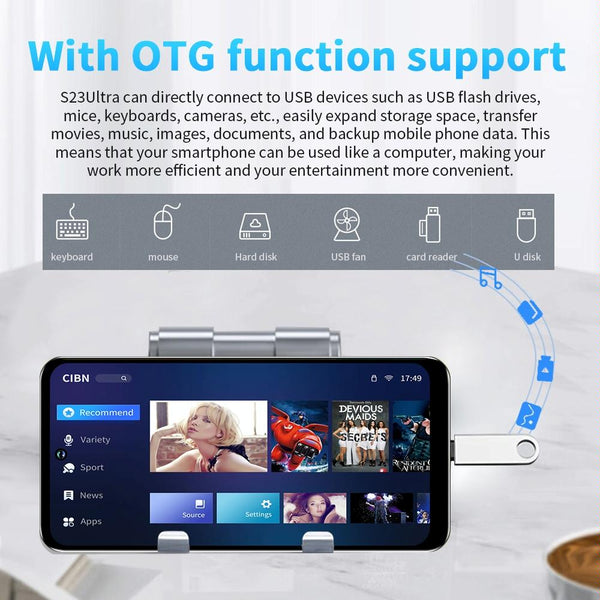 S23Ultra C59, 3GB+64GB, 6.8 inch Screen, Face Identification, Android 8.1 MMTK6737 Quad Core, OTG, Network: 4G(Rose Gold)