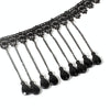 Fringe Lace Gothic Lolita Vintage Necklace,Style: 1532 Red
