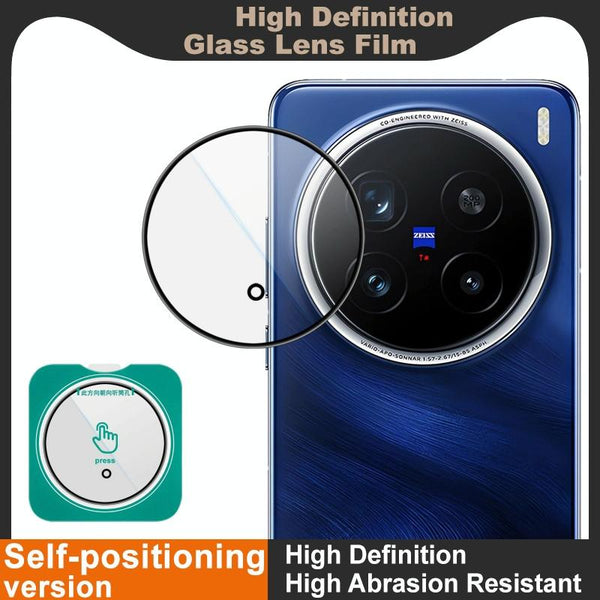 For vivo X200 Pro imak HD Glass Rear Camera Lens Film, Self-positioning Version