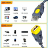 JINGHUA U111 USB 2.0 Data Extension Cable Computer Audio/Video Adapter Cord, Size: 5m(Gray)