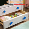 Great Blue Star Pattern Shockproof Modern Cartoon Children Drawer Cabinet Handle