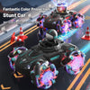 Q169 2.4G Magic Color Projection Stunt Remote Control Car(Black Blue)