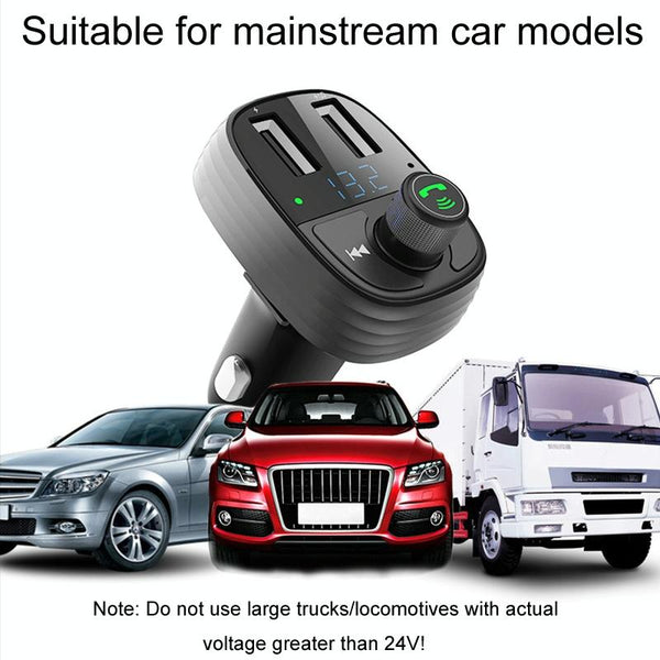 S-10 Car Bluetooth Fast Charger Receiver Auto One To Two Charger Cigarette Lighter