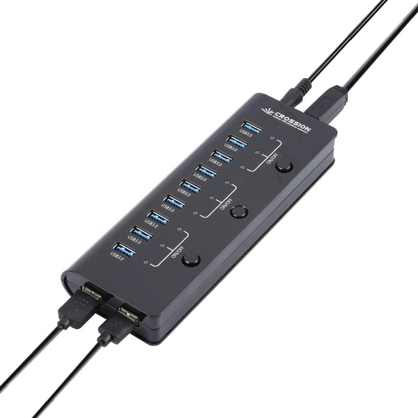 ORICO CRU3-H9C1 10 Port USB3.0 12V 4A HUB Power Adapter, Plug:US Plug