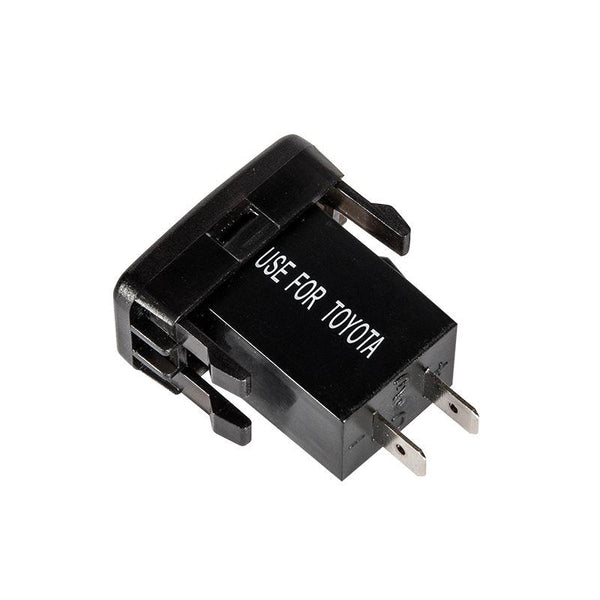 Car Charger Original Hole Non-Destructive Modification Of Dual Usb Car Charger With Line Suitable For Toyota(FTWU Blue Light)