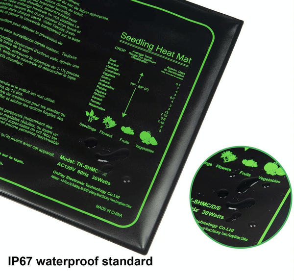 48 x 20in Waterproof Seedling Heating Pad Constant Temperature Heating Pad(EU Plug  230V)