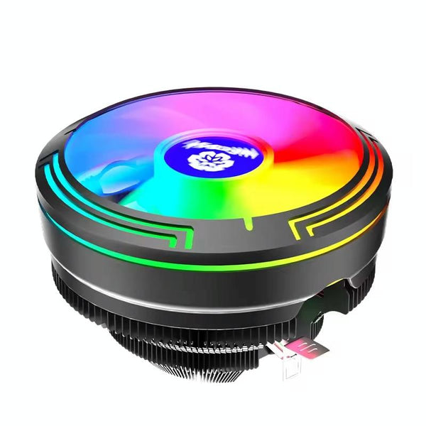 COOLMOON Ice Blade W120 LED Colorful Light 4Pin Cooler Desktop CPU Cooling Fan