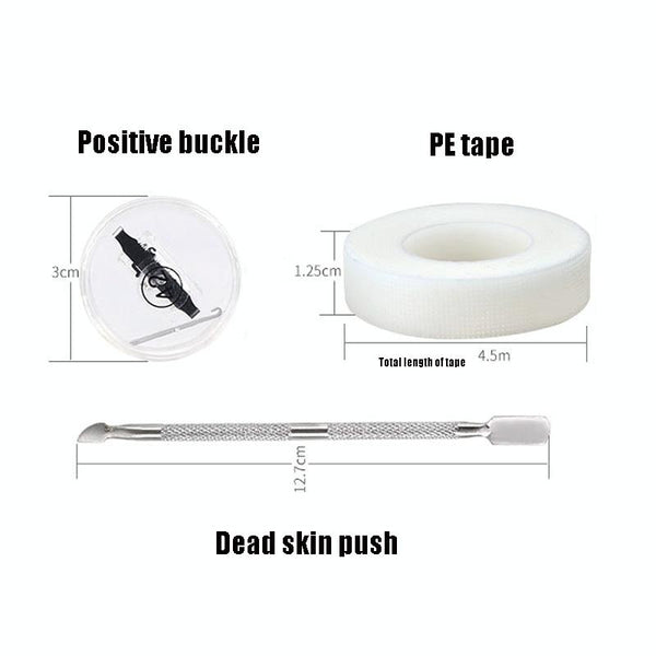 Orthopedic Buckle Toe Nail Groove Ingrown Nail Corrector, Style:No. 40, Specifications:Set