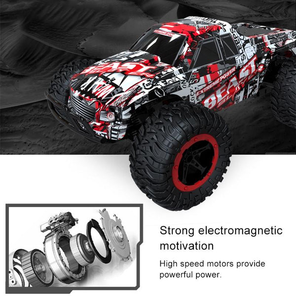 HELIWAY LR-R006 2.4G R/C System 1:16 Wireless Remote Control Drift Off-road Four-wheel Drive Toy Car(Red)
