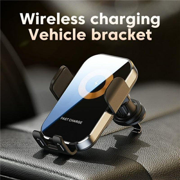 X12 Car Air Vent Touch Sensing Wireless Phone Charger Holder(Black)