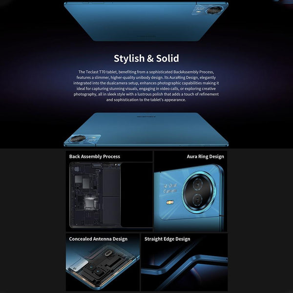 Teclast T70 4G LTE Tablet PC, 8GB+256GB, 14 inch Android 14 MediaTek Helio G99 Octa Core, Support Dual SIM