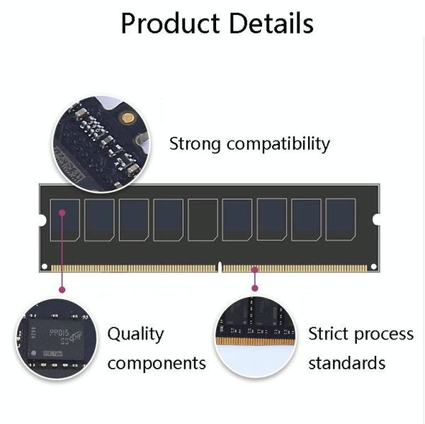 JingHai PC4 DDR4 16G Single Strip Desktop Memory(2400MHz)