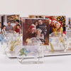 2pcs Business Card Holder Photo Clip Mold DIY Crystal Glue Resin Mold, Style: Hexagon 002