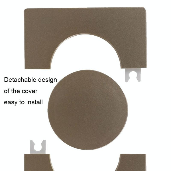 Square Hole Decoration Cover Wall Hole Plug, Style: 2.2cm Hole Gold