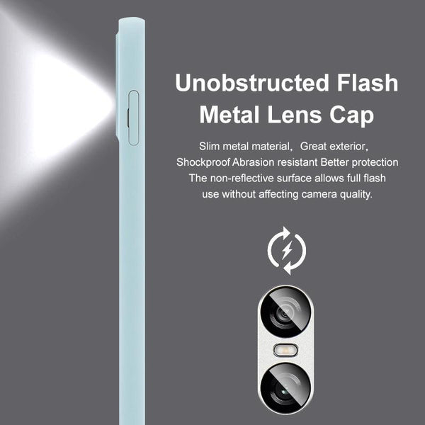 For Sony Xperia 10 VI IMAK Metal Armor Premium Camera Protector Film(Blue)