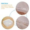 10pcs Square Plastic Transparent Storage Box With Lid Dustproof Earring Ring Jewelry Storage Box, Size: 4.3x4.3x2cm