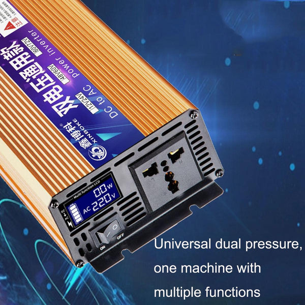 XINBOKE Universal Positive Wave Car Inverter Home Solar Inverter 60V/72V 3000W To 220V 1200W