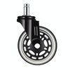 Furniture PU Universal Plug Caster Office Chair Mute Wheel, Size: 2 Inch