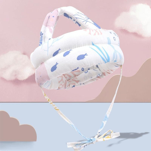 Baby Breathable Anti-fall Head Protective Cap Baby Protective Cap Toddler Bumper Cap, Spec: Underwater World