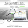 Ugreen 3m USB 3.0 Male to Female Data Sync Super Speed Transmission Extension Cord Cable