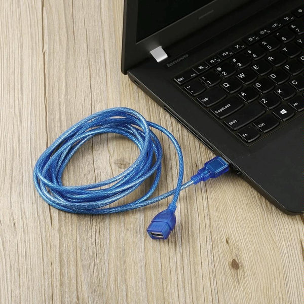 High Speed Transmission USB 2.0 AM to AF Extension Cable, Length: 5m