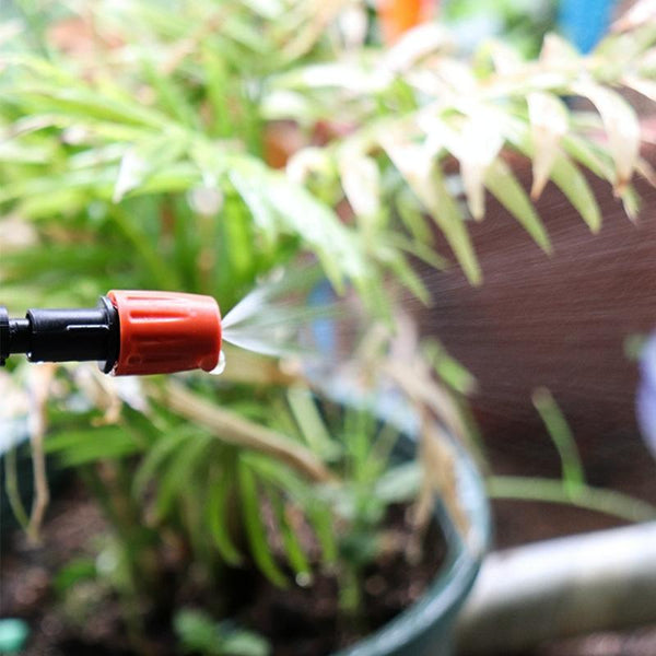 20pcs TF-118 Gardening Irrigation Drip Irrigation System Set Accessories Both Sides Connection 4/7mm Capillary (Gray)