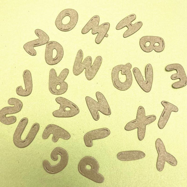 26 Letters Handmade Fabric Leather Cutting Die Paper Quilling Tool