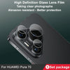 For Huawei Pura 70 IMAK Rear Camera Glass Lens Film, 1 Set Package