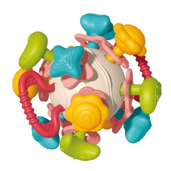 Baby Puzzle Fun Finger Pumping Toys Enlightenment Early Teaching Toys, Style: Space Hand Ball