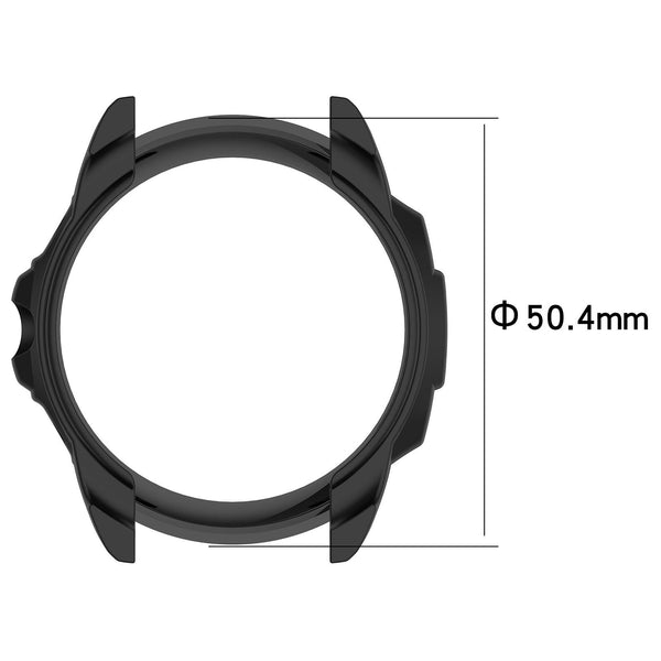 For Garmin Forerunner 955 Shockproof TPU Protective Watch Case(Black)
