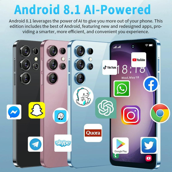 S23Ultra C59, 3GB+64GB, 6.8 inch Screen, Face Identification, Android 8.1 MMTK6737 Quad Core, OTG, Network: 4G(Rose Gold)