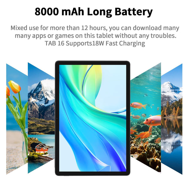 VASOUN M60 4G LTE Tablet, 6GB+128GB, 11 inch, Android 13 UNISOC T606 Octa Core CPU, Global Version with Google Play(Grey)